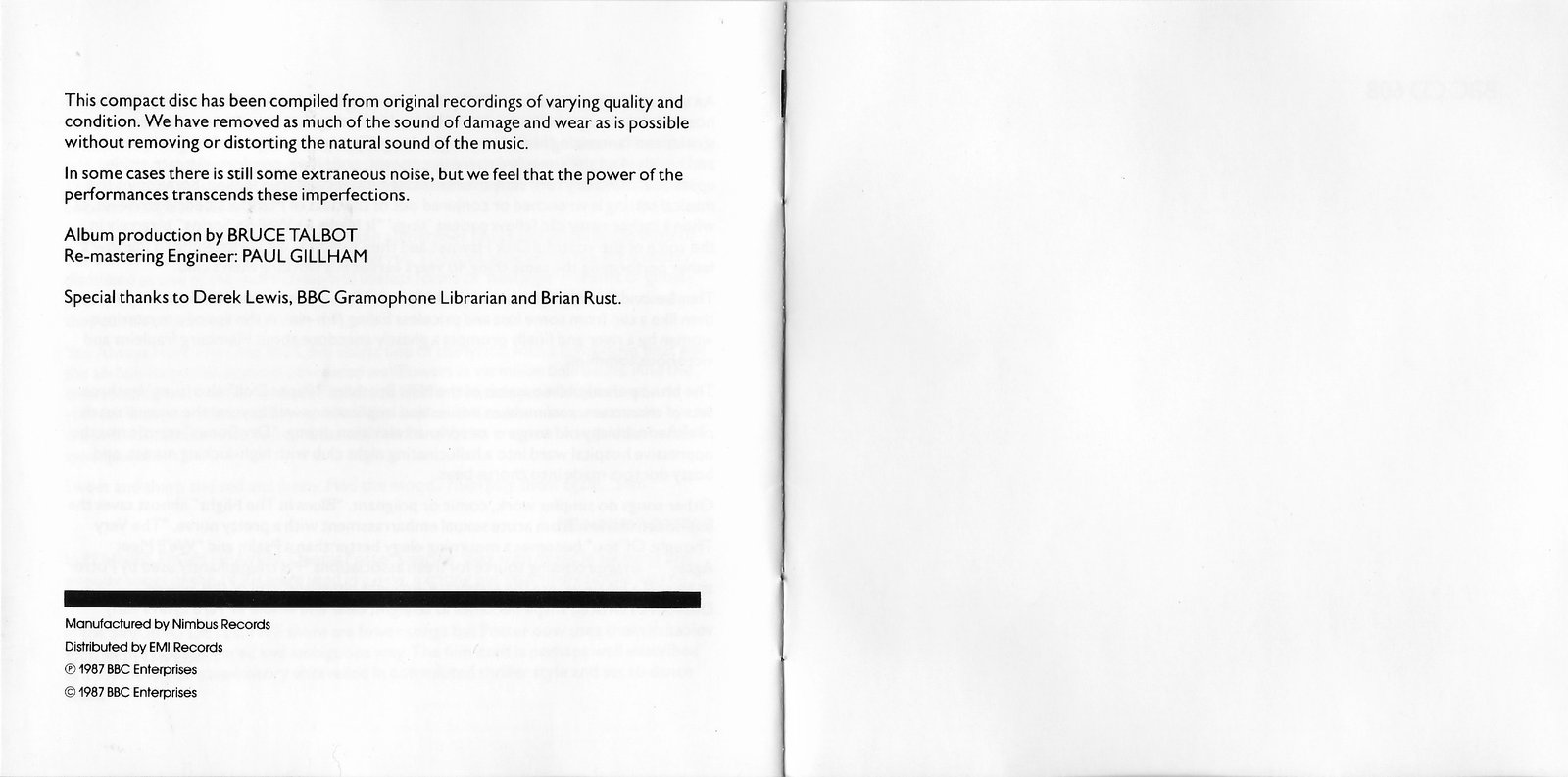 Middle of cover of BBCCD608
